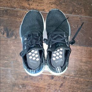 Youth Adidas NMDs size 5.5 = 7 in women’s.